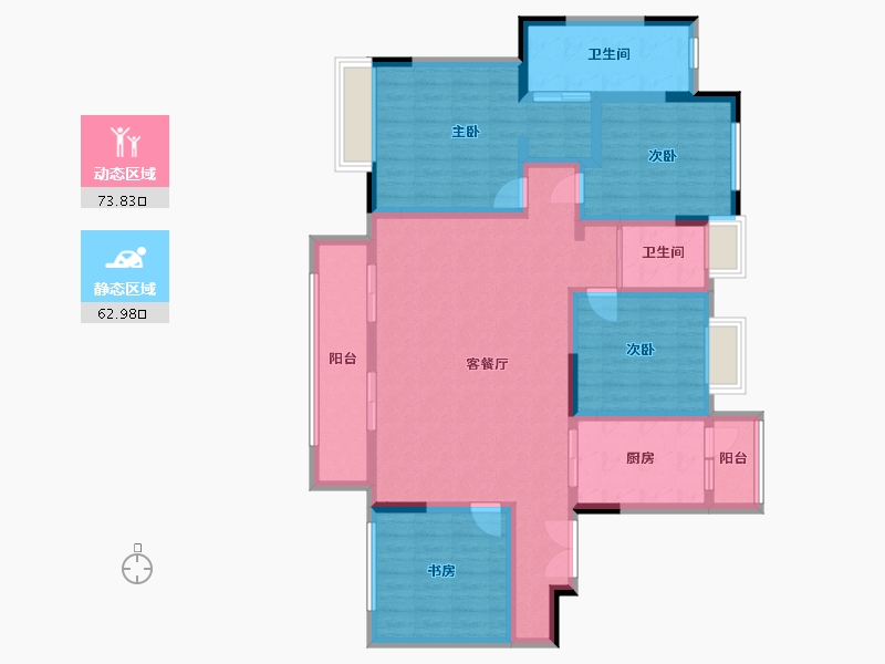 四川省-雅安市-蜀天-145.00-户型库-动静分区