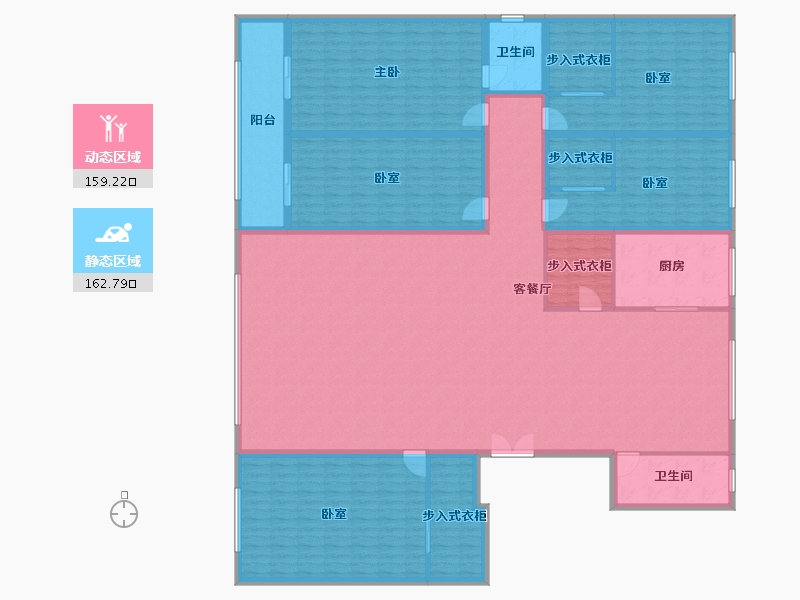 河南省-南阳市-嗨派新城-297.60-户型库-动静分区