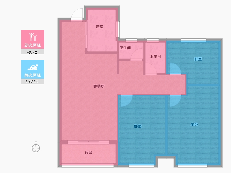 湖北省-武汉市-状元府-81.38-户型库-动静分区