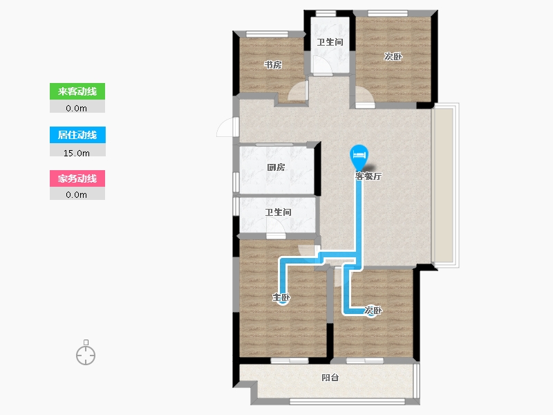 浙江省-湖州市-风华广场-101.61-户型库-动静线