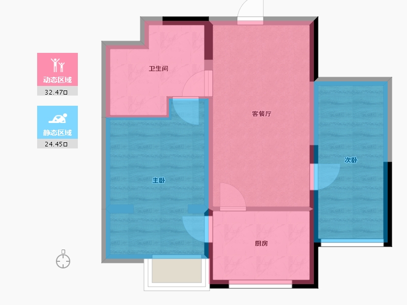 陕西省-宝鸡市-太白阅山-50.20-户型库-动静分区