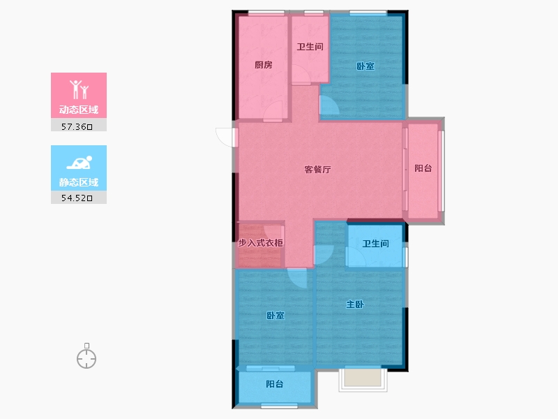 福建省-莆田市-国投木兰府-102.00-户型库-动静分区