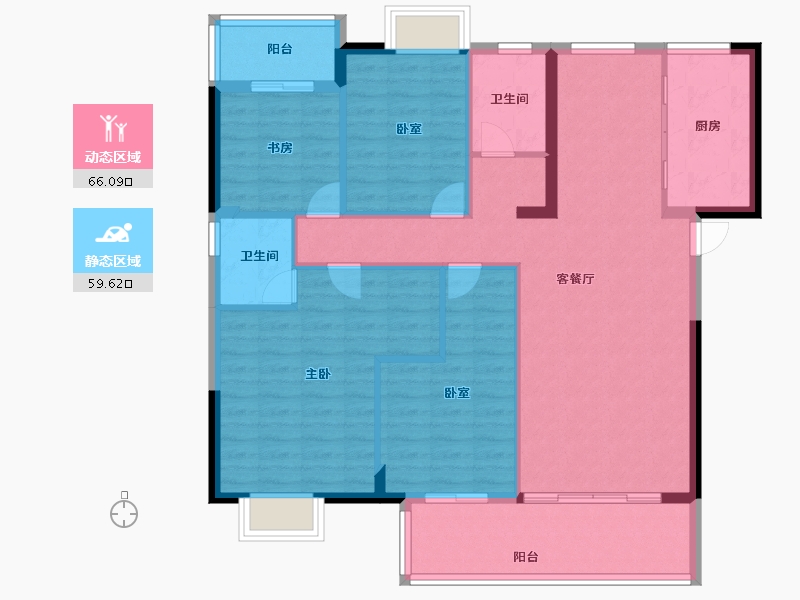 福建省-莆田市-国投木兰府-114.30-户型库-动静分区