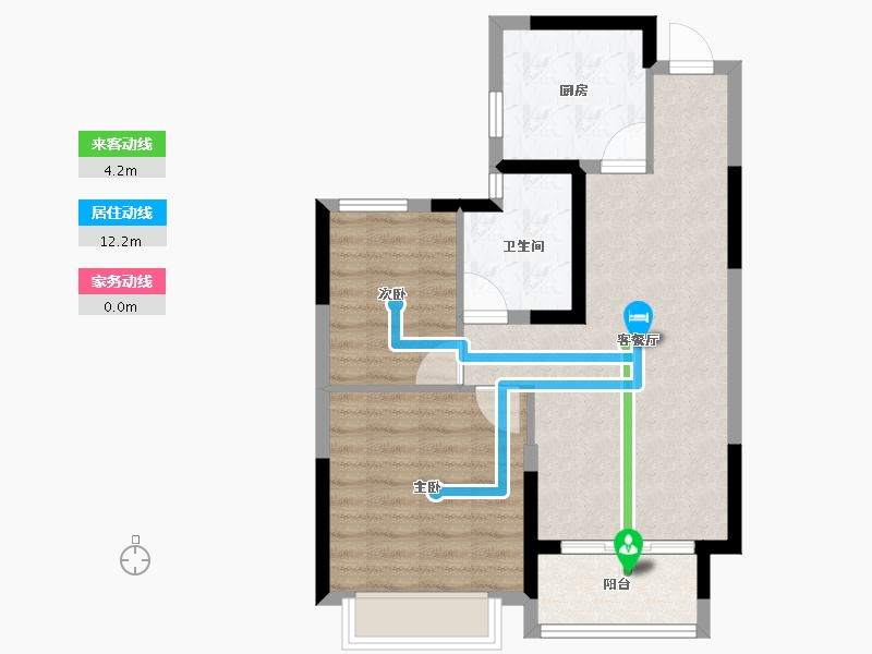 江苏省-镇江市-句容恒大云湖上郡-64.00-户型库-动静线