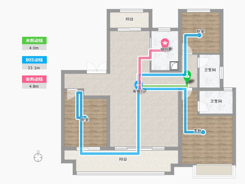 河南省-商丘市-建业·新筑二期-114.52-户型库-动静线