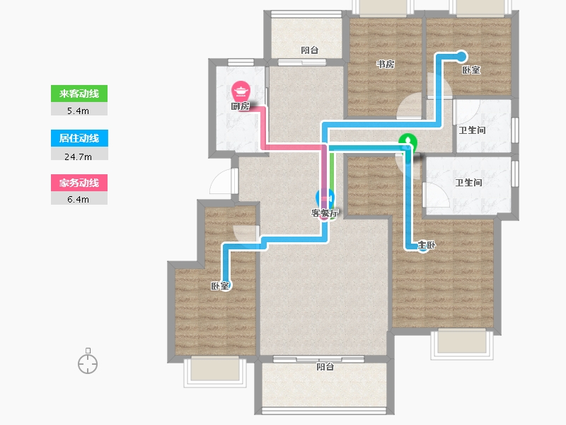 湖北省-武汉市-状元府-112.23-户型库-动静线