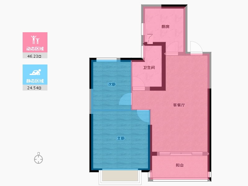 江苏省-镇江市-句容恒大云湖上郡-63.20-户型库-动静分区