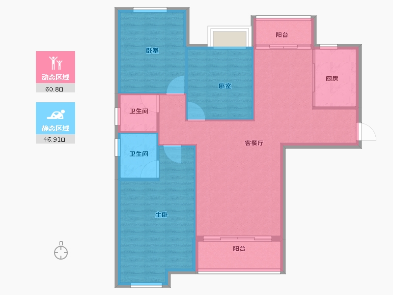 湖北省-武汉市-状元府-98.51-户型库-动静分区