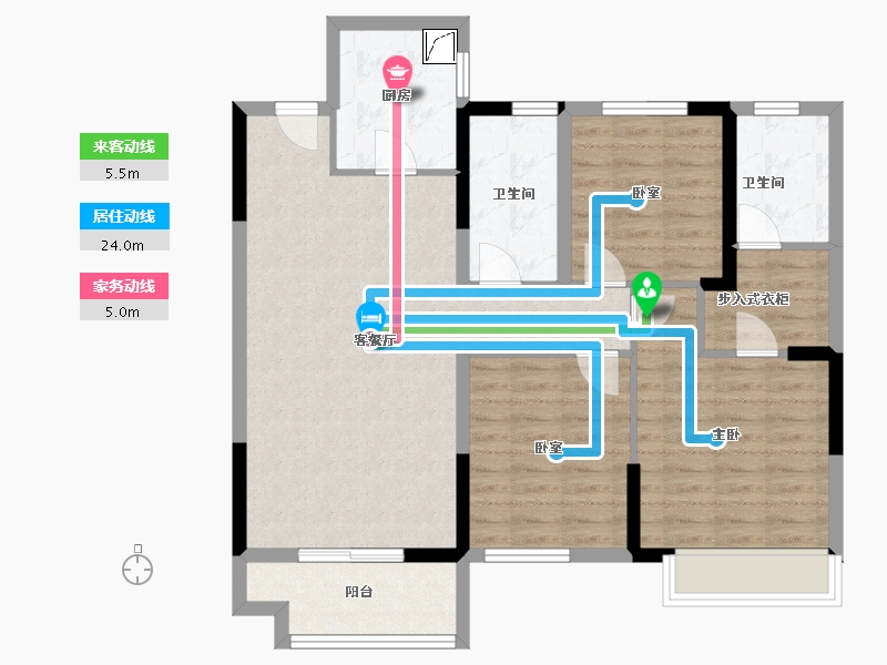 河南省-商丘市-亿洲·山水御府-92.44-户型库-动静线