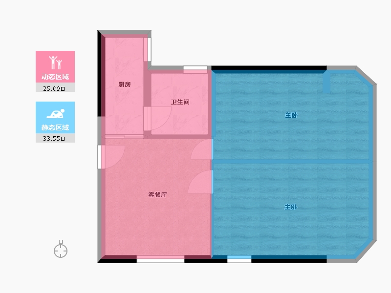 广东省-广州市-御晖苑-58.00-户型库-动静分区