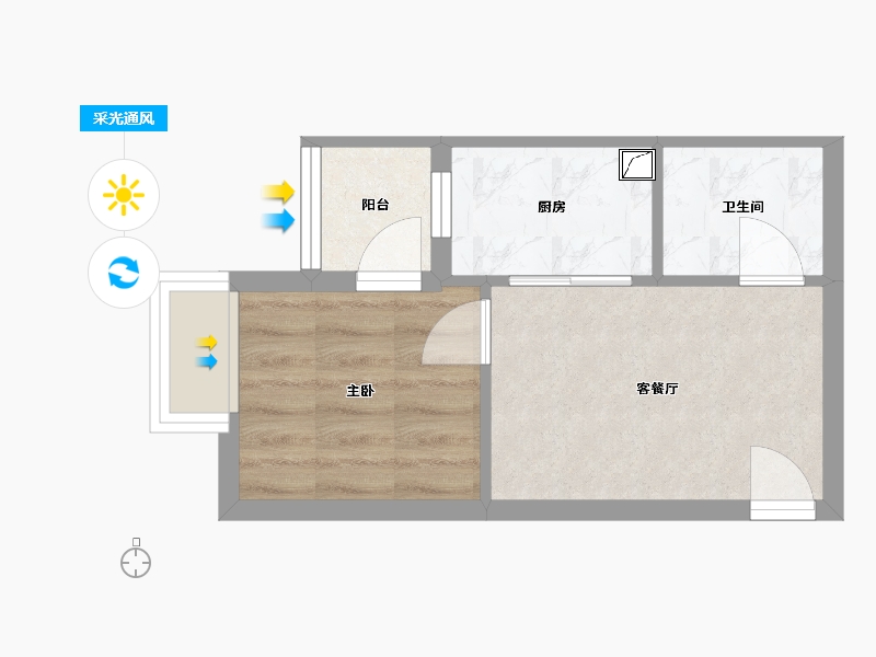 北京-北京市-燕保辛店家园-38.00-户型库-采光通风