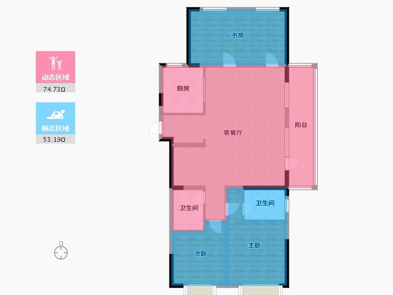 山东省-青岛市-中洲半岛城邦-115.00-户型库-动静分区