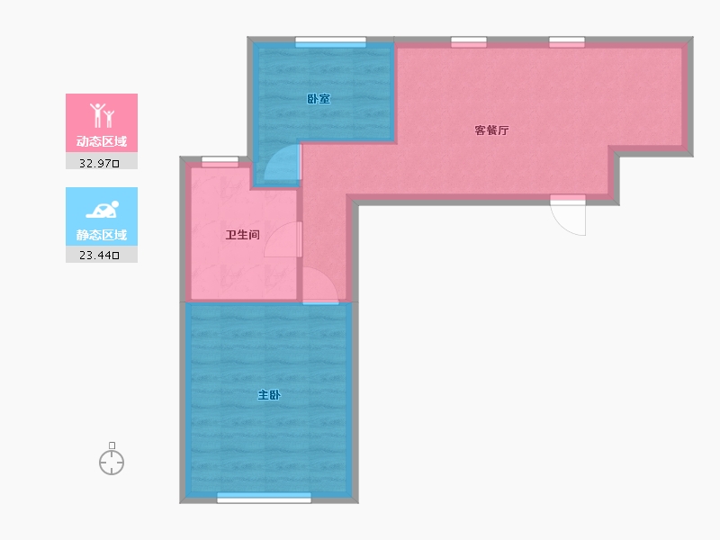 贵州省-毕节市-万晟阳光城-54.00-户型库-动静分区