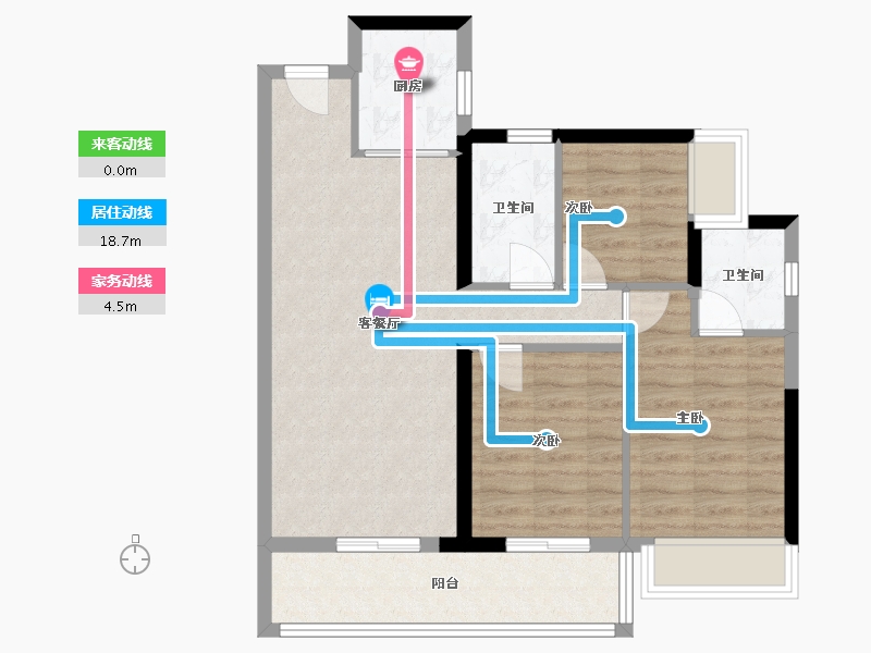 广东省-广州市-融创锦府-78.00-户型库-动静线