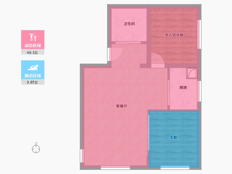 河北省-保定市-万科·锦荟里-60.00-户型库-动静分区