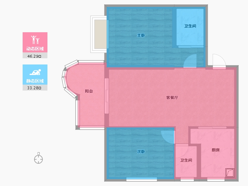 福建省-厦门市-明发国际新城-75.00-户型库-动静分区