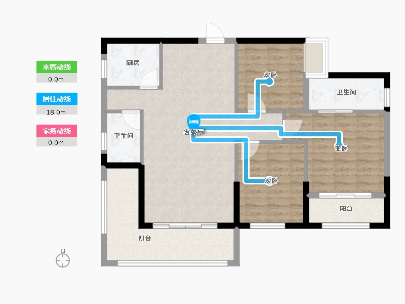 湖南省-常德市-畔山壹号-100.00-户型库-动静线