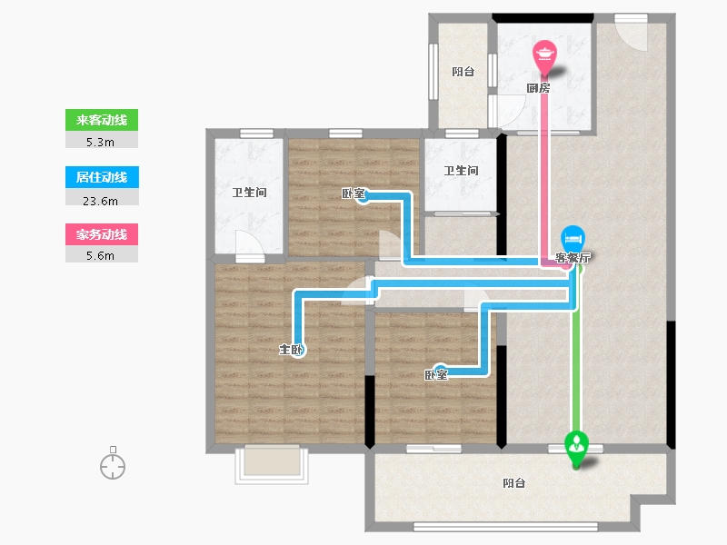 山东省-济南市-齐河碧桂园泉都汇-129.00-户型库-动静线