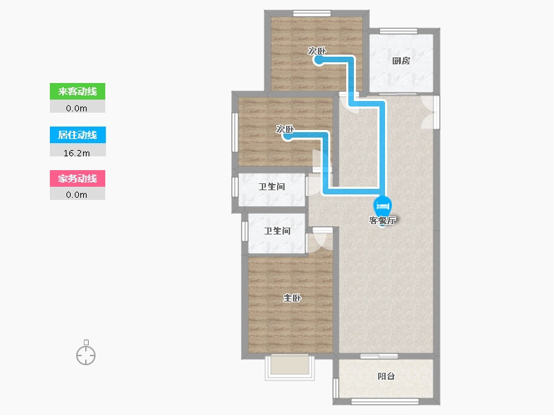 河南省-安阳市-汇富星港湾-105.00-户型库-动静线