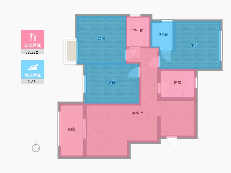 江西省-上饶市-紫阳御景-89.00-户型库-动静分区