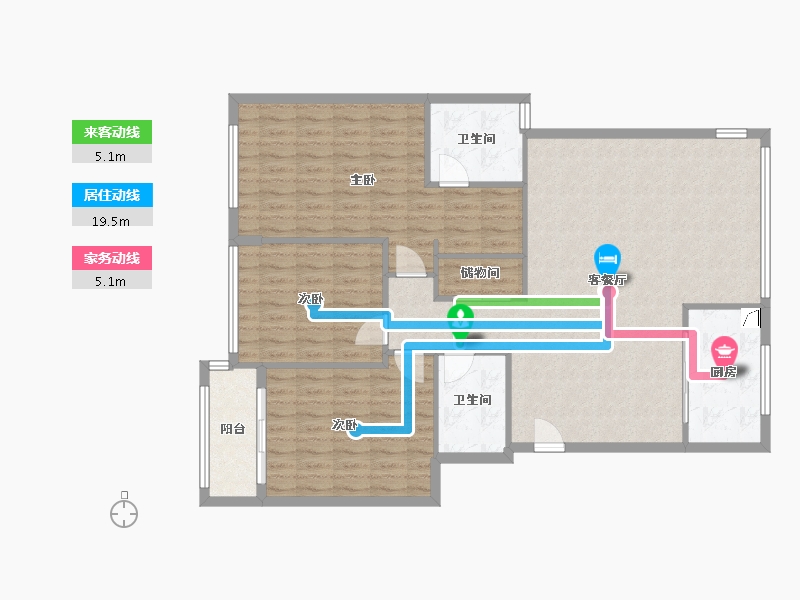 浙江省-温州市-万全镇-120.00-户型库-动静线