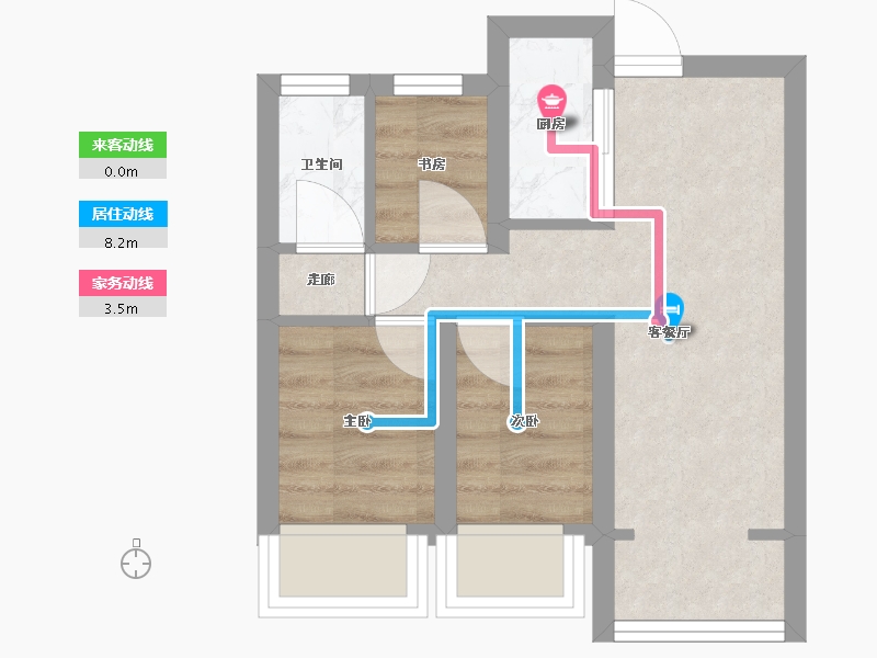 河南省-郑州市-亚星溱水府-77.70-户型库-动静线