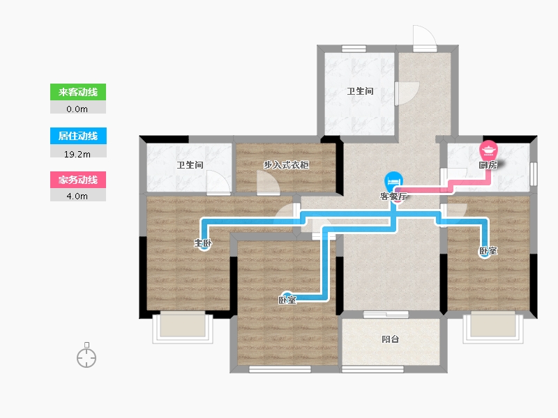 山西省-晋中市-望府-87.00-户型库-动静线