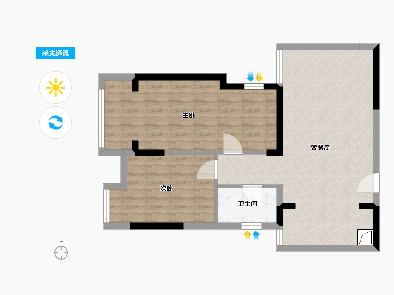 湖北省-武汉市-城投秀水青城-100.00-户型库-采光通风