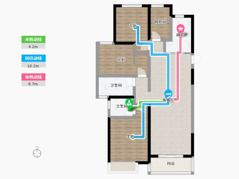 河南省-新乡市-中南府-100.00-户型库-动静线