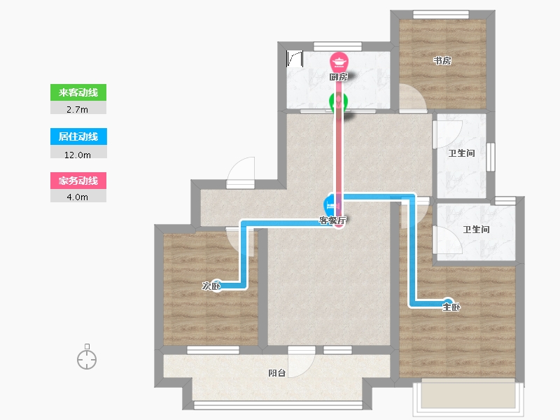 山东省-青岛市-西海岸·创新科技城-78.00-户型库-动静线