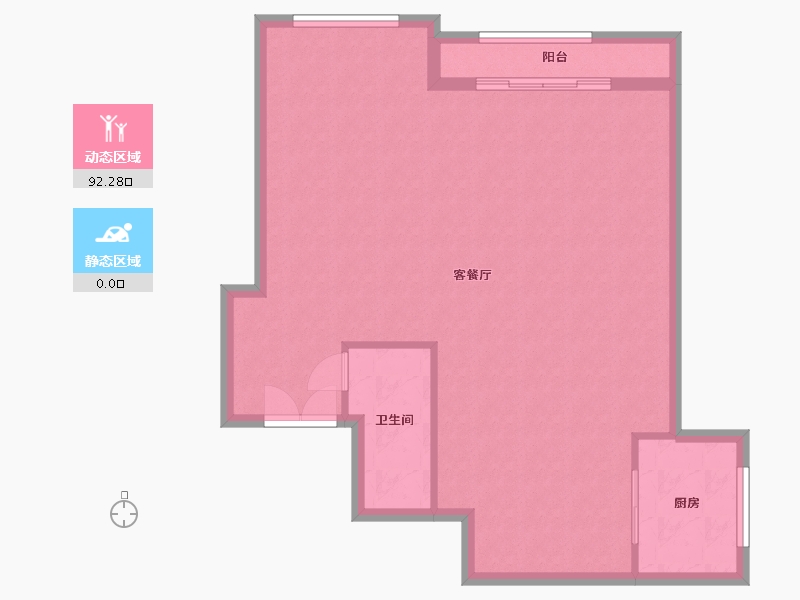 广东省-深圳市-深铁万科瑧湾汇-87.00-户型库-动静分区