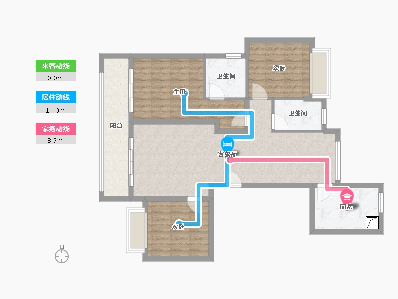 湖北省-武汉市-融创望江府-97.15-户型库-动静线