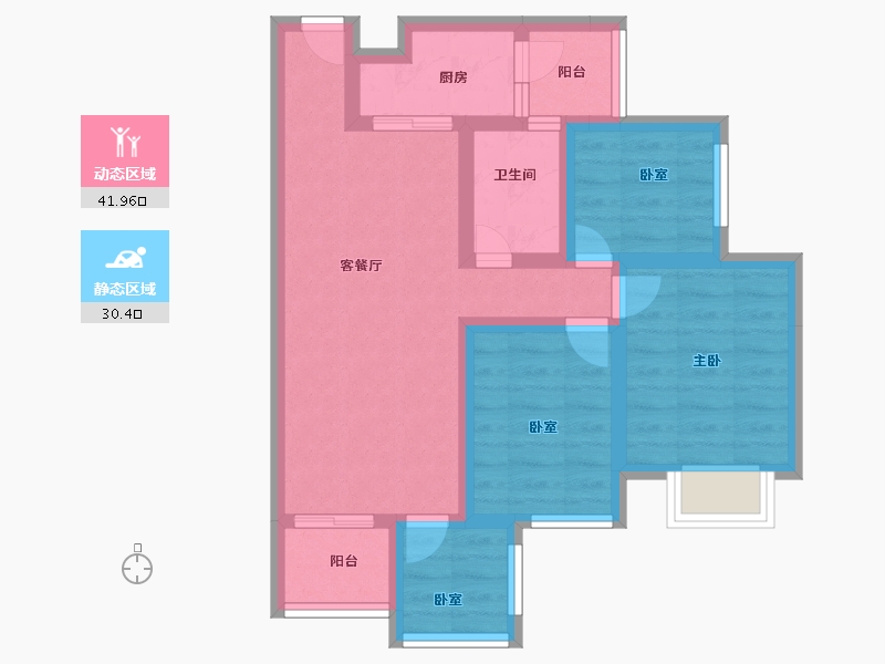 广东省-中山市-美林假日-南区-77.84-户型库-动静分区