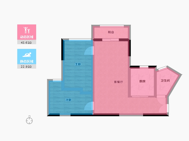 广西壮族自治区-南宁市-龙光普罗旺斯-58.00-户型库-动静分区