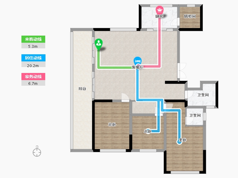 河南省-周口市-玖玺台-150.00-户型库-动静线