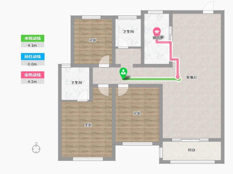 河南省-鹤壁市-星河湾-110.00-户型库-动静线