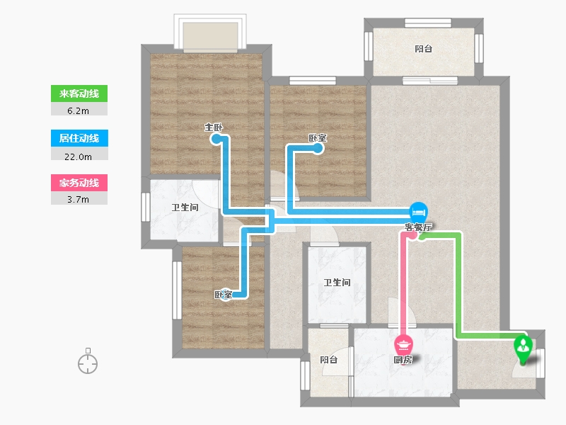 重庆-重庆市-中国摩-78.00-户型库-动静线