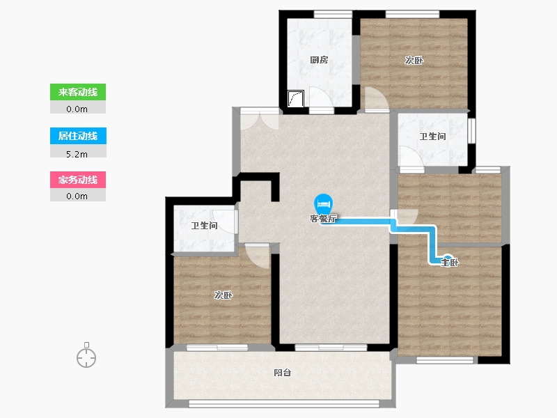 江苏省-连云港市-财信铂悦府-118.00-户型库-动静线