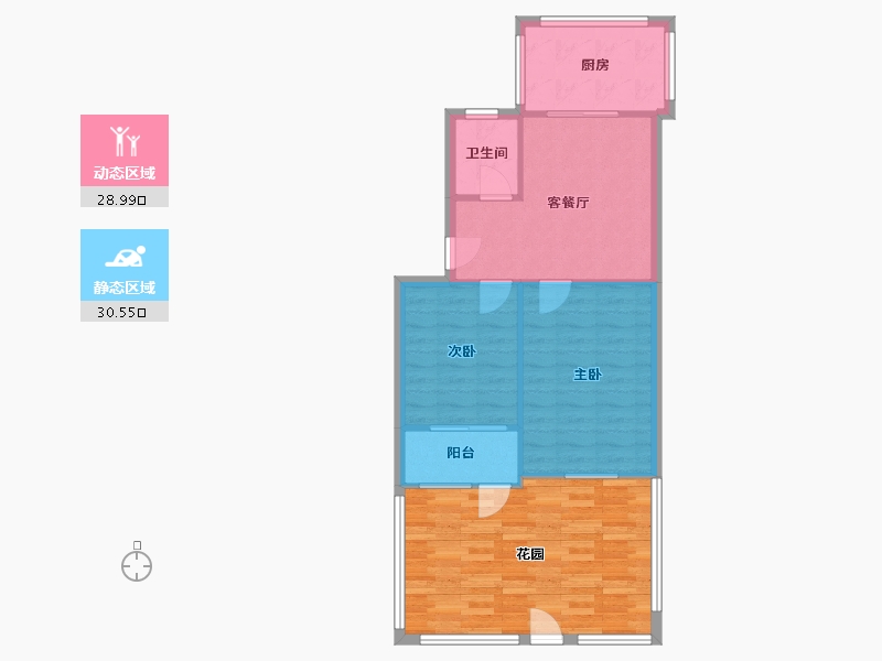 山东省-济南市-化纤小区-57.00-户型库-动静分区