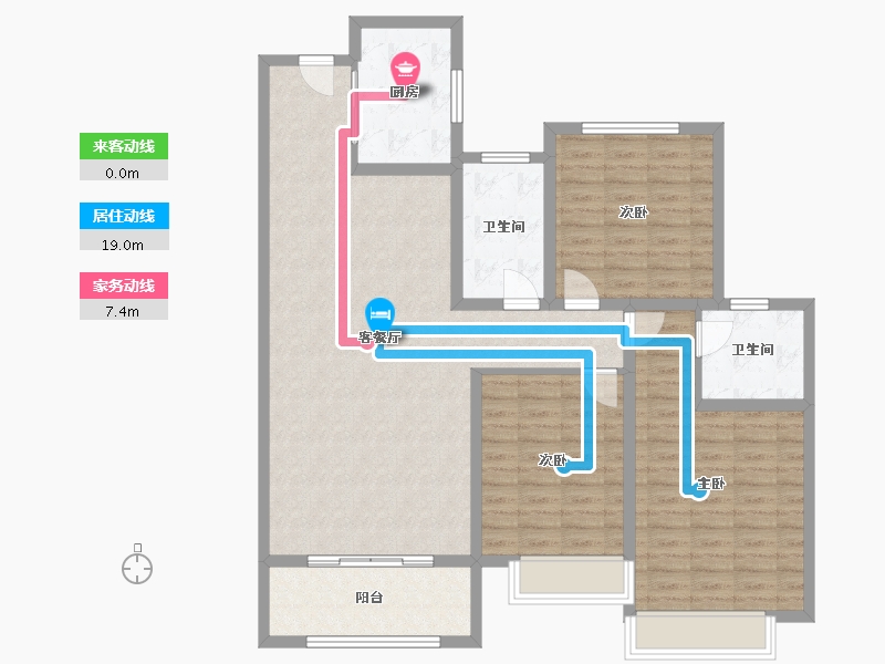 山东省-德州市-澳海清华府-118.00-户型库-动静线