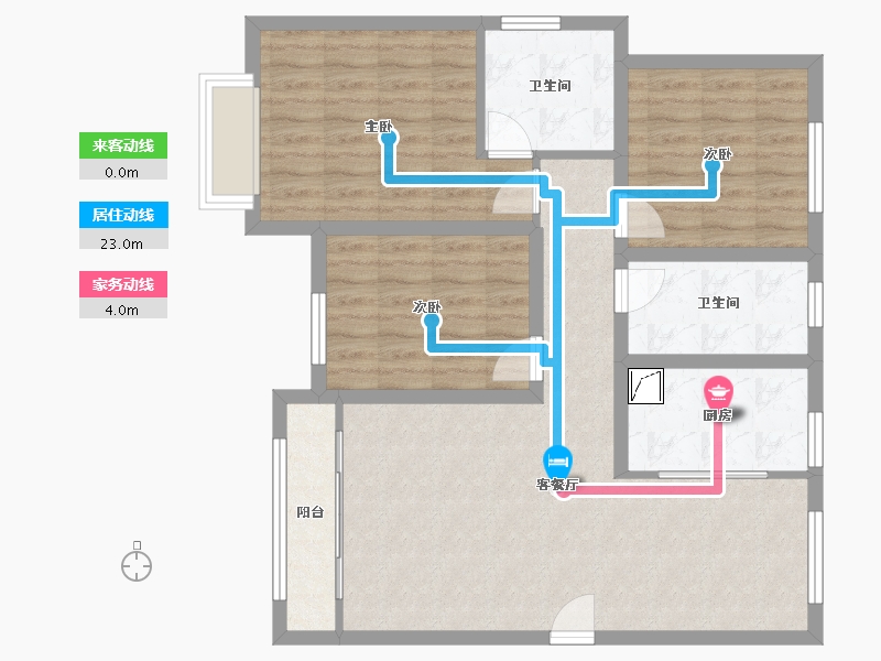 河北省-保定市-秋实园-90.00-户型库-动静线