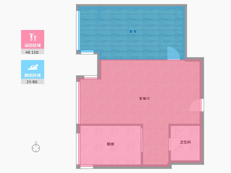 河南省-郑州市-未来·国际-67.00-户型库-动静分区