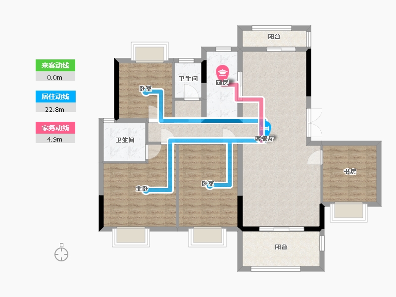 广西壮族自治区-梧州市-金源世家-129.00-户型库-动静线