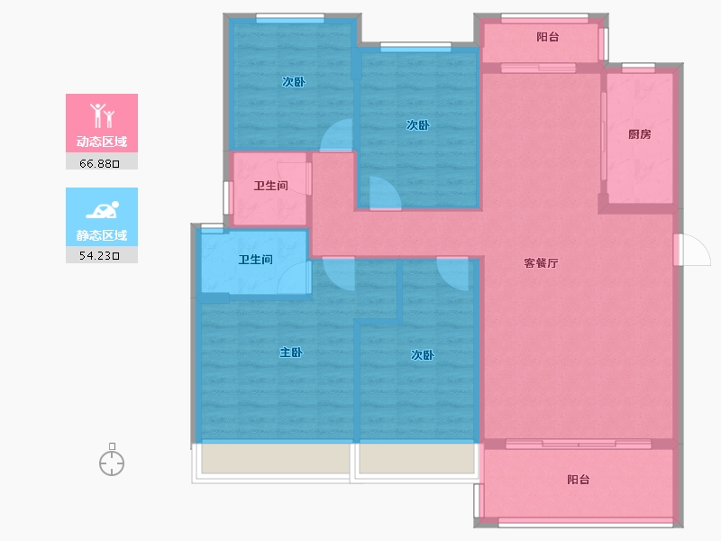 广西壮族自治区-桂林市-碧桂园-112.00-户型库-动静分区