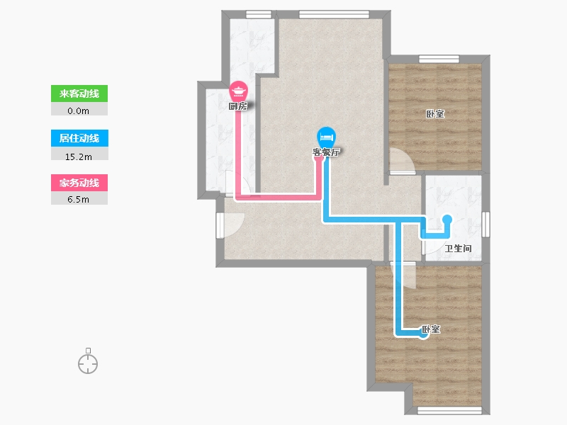 河北省-廊坊市-嘉都小区-72.00-户型库-动静线