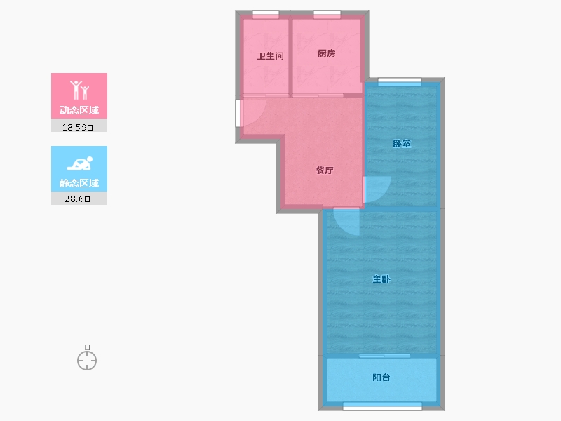 山东省-烟台市-民生小区-50.00-户型库-动静分区