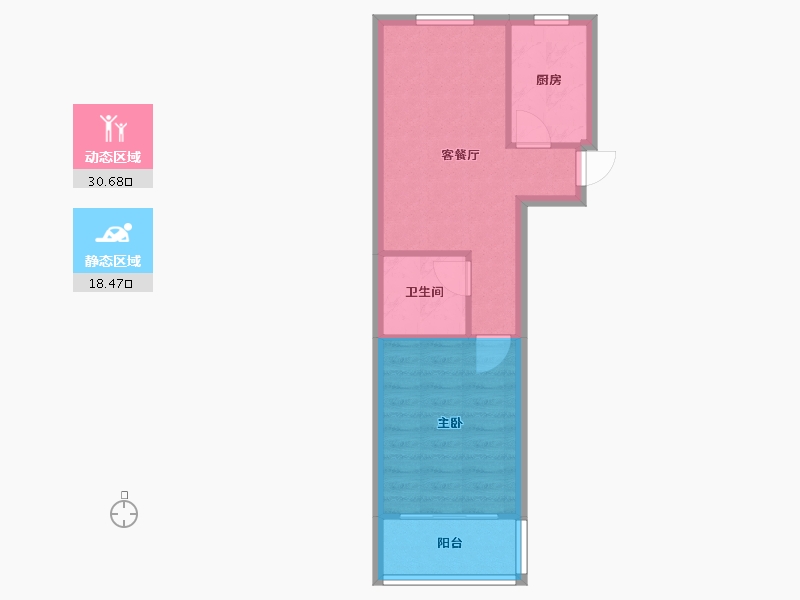 山东省-青岛市-海云上四方住宅小区-48.00-户型库-动静分区