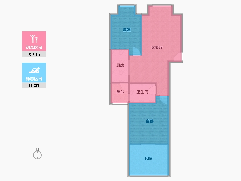 四川省-成都市-万科魅力之城-四期-76.40-户型库-动静分区