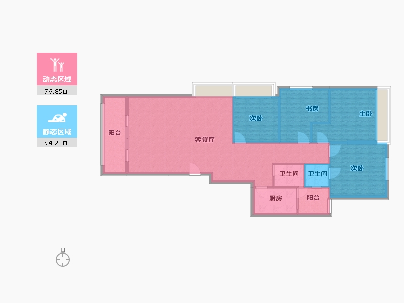 广东省-韶关市-中央公馆-120.00-户型库-动静分区