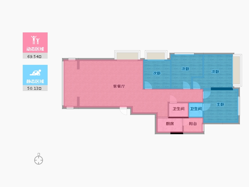 广东省-韶关市-中央公馆-120.00-户型库-动静分区